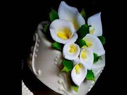Gumpaste Calla Lily Part Iii Calla Lily Cake Gum Paste Frosting Flowers