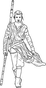Rey and bb8 coloring pages. Cute Star Wars Coloring Pages Rey Coloring And Drawing