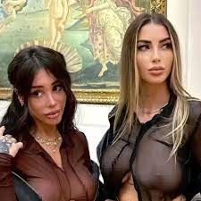 Models inappropriate see-through tops in front of world famous painting  spark fury - Daily Star