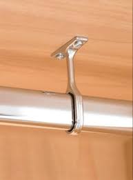 This includes the rails, drawers and brackets needed for internal components, ensuring clothes and accessories can be stored and organised as needed. Wardrobe Rail Fittings Oval Round Tube End Centre Supports Chrome Plated Or Brass Plated