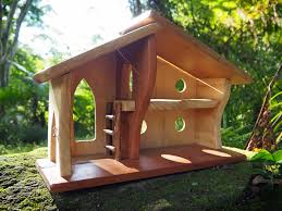 Wooden Dollhouse Steiner Montessori Inspired Dollhouse Wooden Dollhouse Doll House Wooden Toys Plans