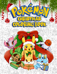 If your child loves interacting. Pokemon Christmas Coloring Book Encourage Creativity For Kids Adults With One Sided Christmas Drawing Pages Of Characters And Iconic Scenes Grigsby Buddy Hj 9798756338430 Amazon Com Books
