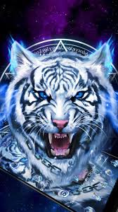 Fearless Ice Neon Tiger Wallpaper Theme Wildlife Tiger Wallpaper Big Cats Art Tiger Images