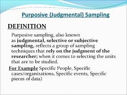 Non Probability Sampling