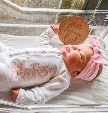 Baby Girl Coming Home Outfit Take Me Home Monogrammed Footie Sleeper Personalized Baby S Baby Coming Home Outfit Baby Girl Newborn Girls Coming Home Outfit