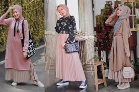 Atasan utk rok prisket warna dusty pink / 10 rekom. Sontek 4 Gaya Hijab Modis Pakai Rok Plisket Warna Mocca Yang Jadi Tren Super Kece Semua Halaman Cewekbanget