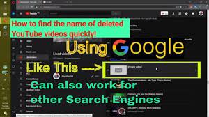This is a step by step • created: How To View The Name Of Deleted Youtube Videos Youtube