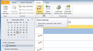 Sharing Calendars Outlook 2010 2013