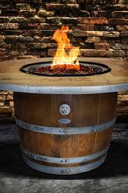 Pin By Wine Enthusiast Decor Gift On New Products Barrel Fire Pit Wine Barrel Fire Pit Fire Pit Table