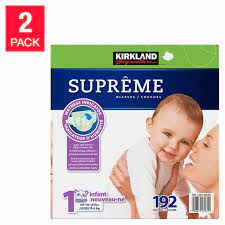 Kirkland signature supreme diapers size 1 are super absorbent for day and night protection. Kirkland Signature Supreme Diapers Size 1 6 2 Pack Zallat
