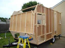 Diy Camper Trailer Built From An Old Pop Up On A Budget Of 4500 Diy Camper Trailer Home Made Camper Trailer Homemade Camper