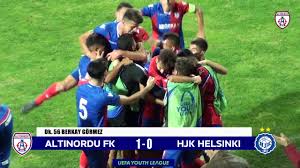 Altınordu's home form is good with the following results : Altinordu U19 1 Hjk Helsinki 1 Youtube