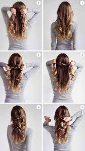 Coiffure facile à faire soi meme 4 chignons express. Coiffure Facile Rapide Cheveux Boucles Meches Twistees Longhairstyles Boucles Cheveux Coiffure Facile Coiffure Facile Et Rapide Coiffure De Bal