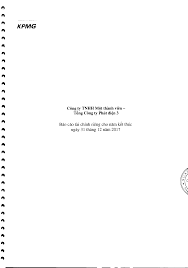 Báo cáo tài chính riêng cho năm kết thúc ngày 31 tháng 12 năm 2017