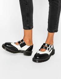 Black And White Doc Martens Mary Jane Pin On My Style
