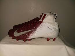 Nike Vapor Untouchable Pro 3 Football Cleats Maroon White 917165 107 Size 11 5 Nike Nike Vapor Football Cleats Nike Cleats