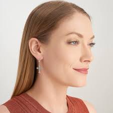 MORGAN & PAIGE Celtic Cross Celtic Knot Dangle Earrings for Women