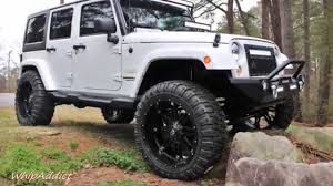 Learn more at cjdr 24 and take a test drive today! Whipaddict Jeep Wrangler On Fuel 24s With Led Lights Strips By College Park Customs Youtube