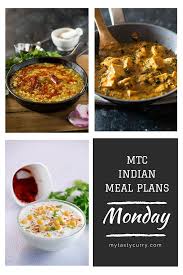 Indian Meal Plan Weekly Dinner Plan 8 My Tasty Curry Indian Food Recipes Meal Planning Dinner Plan