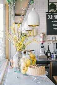 23 Impressive Kitchen Counter Decor Ideas For Styling Your Kitchen Kitchen Counter Decor Lemon Kitchen Decor Counter Decor