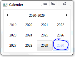 Put Some Conditions To The Date In Calender Swt Stack Overflow