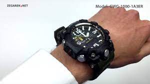This new model combines features of the mudman and rangeman with an analog/digital hybrid display. Casio G Shock Master Of G Gwg 1000 1a3er Mudmaster Zegarek Net Youtube