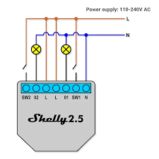 The shelly 2.5 model comes with a partially exposed programming/debug header which can be used to flash tasmota on the device. Rollladen Steuerung Und Doppelrelais Schalter Shelly 2 5 Wi Fi