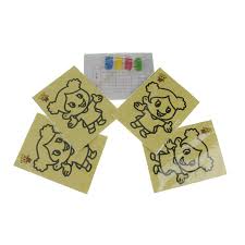 5 Pcs Cartoon Sand Painting Paper Art Crafts Diy Colored Painting Paper Kid Toys Painting Paper Sand Paper Art Craft Painted Paper Sand Paper Art