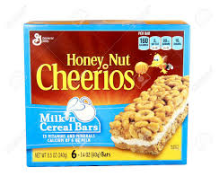 Serving per container (0.75 cup honey nut cheerios with 0.5 cup skim milk). Spencer Wisconsin Dec 16 2014 Box Of Honey Nut Cheerios Milk And Cereal Bars Honey Nut Cheerios Is Made By General Mills Inc Stock Photo Picture And Royalty Free Image Image 34777900