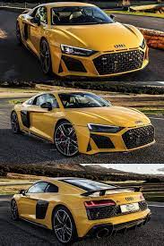 New Audi R8 V10 Performance Quattro In Vegas Yellow 4 Door Sports Cars Audi Audi R8 V10