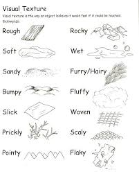 For More Subscribe Englishcards39 Visual Textures Via Pinterest Texture Rough Soft Sandy Rocky Wet Art Handouts Art Worksheets Art Curriculum