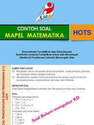 Check spelling or type a new query. Contoh Soal Hots Matematika