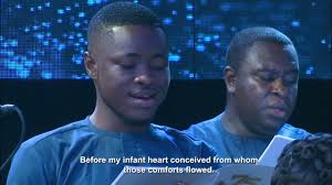 When all thy mercies, O my God. Text by J. Addison. Music by F. A. G.  Ouseley. Conductor J.V. Armaah