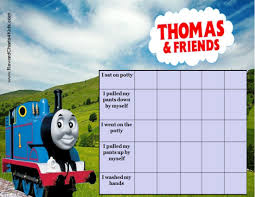 thomas and friends potty training chart printable potty