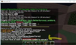 (ik theres already a ram limit but have the ram limit affect plugins) 6. Vault Server Aternos Community