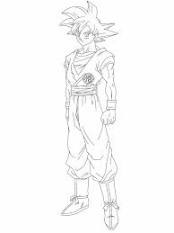 Super Saiyan Goku Coloring Pages Super Coloring Pages Cartoon Coloring Pages Monster Coloring Pages