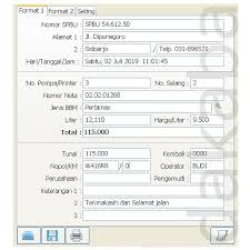 Software Struk Spbu Free Download Tanggal Printer