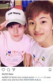 Mark and Xiumin Instagram Post
