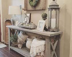 Entryway Table Console Table Wood Table Etsy Farmhouse Console Table Farm House Living Room Home Decor