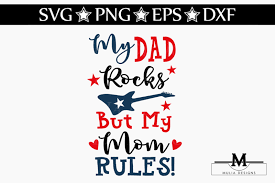 Select the number of palettes for your output vector file. My Dad Rocks But My Mom Rules Svg Design Free Download Svg Files Tea