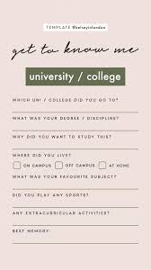 University College Instagram Story Template By Kelseyinlondon Instastory Storytemp Inst Story Template Instagram Story Template Instagram Story Questions