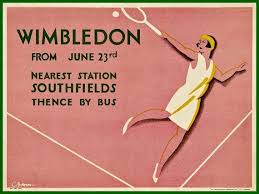 Art Print Wimbledon Tennis 1929 Ladies Poster Print 8 X 10 Etsy Wimbledon Tennis Wimbledon Tennis Posters