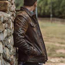 Mens Fashion Vintage Leather Jacket Only 47 9 Ootdmw Com In 2021 Leather Jacket Outfit Men Brown Leather Jacket Men Leather Jacket Men