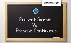 Image result for present simple or present continuous