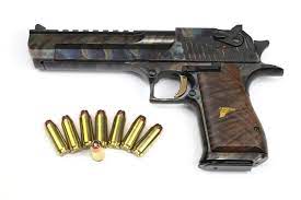 Desert eagle xix 44 older model of desert eagle due to the slab side barrel and dovetail rail along desert eagle hand guns pictures instagram firearms photos pistols grimm. Desert Eagle Xix Buntgehartet Luxus Holzgriff Magnum Research