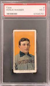 How many honus wagner cards are there. T206 Honus Wagner Sells For Record Breaking 3 25 Million