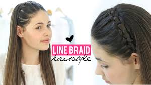 I love them all equally haha french braid 0:48 dutch braid 2:43 fishtail braid 4:25 lace braid 6:30 waterfall braid 8:10 faux waterfall braid 10. Line Braid Hairstyle Tutorial Step By Step Youtube