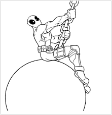The copper highlights look beautiful. Free Printable Deadpool Coloring Pages
