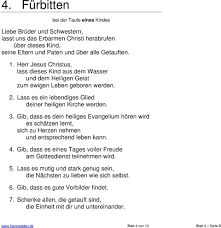 Ideen, beispiele und tipps für die fürbitten zur kirchlichen oder freien trauung findet ihr bei wir haben für euch einige beispiele zusammengestellt, die euch und euren gästen auch als inspiration dienen können, wenn ihr die fürbitten zur hochzeit. 1 Furbitten 1 Wir Beten In Der Stille Dass Dieses Kind Ein Treuer Zeuge Des Evangeliums Wird Pdf Free Download