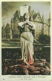 Joan Of Arc Burnt Alive In Rouen 1431 Postcard C 1900s Joan Of Arc Saint Joan Of Arc Rouen